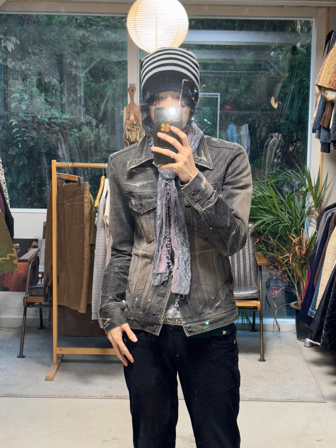 디젤 스트라이프 비니 상품이미지4