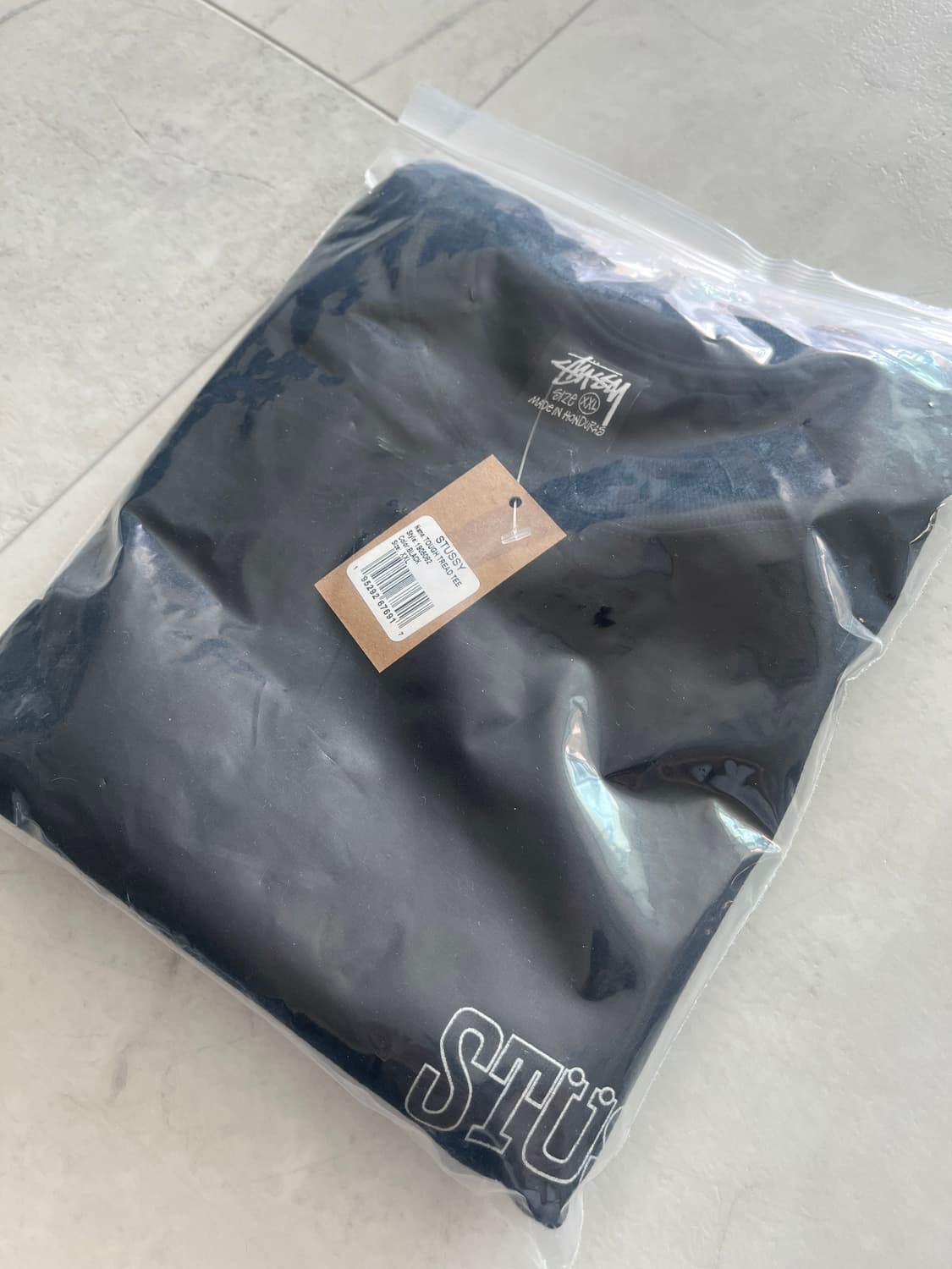 [XXL] 스투시 터프 트레드 반팔 티셔츠 블랙 상품이미지3