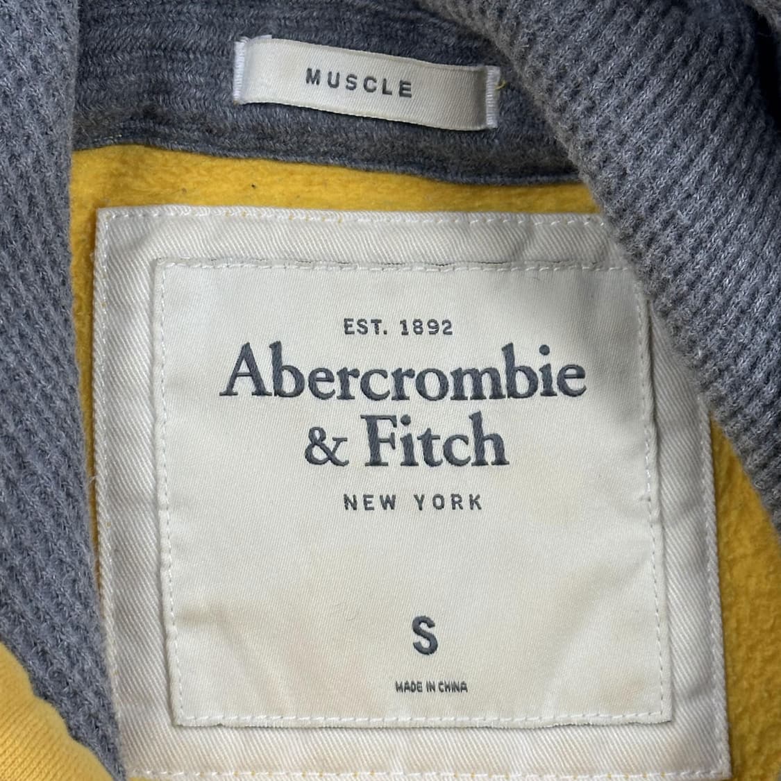 아베크롬비 og y2k 여성 후드티 옐로우 여성S 상품이미지6