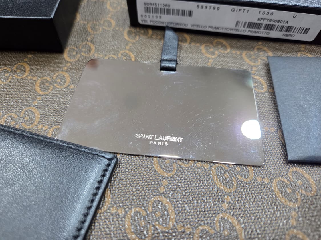 생로랑 카드지갑 상품이미지2