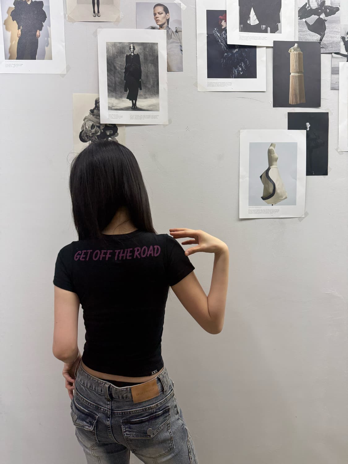 히스테릭 글래머 히스걸 로고 슬림 티셔츠 상품이미지8
