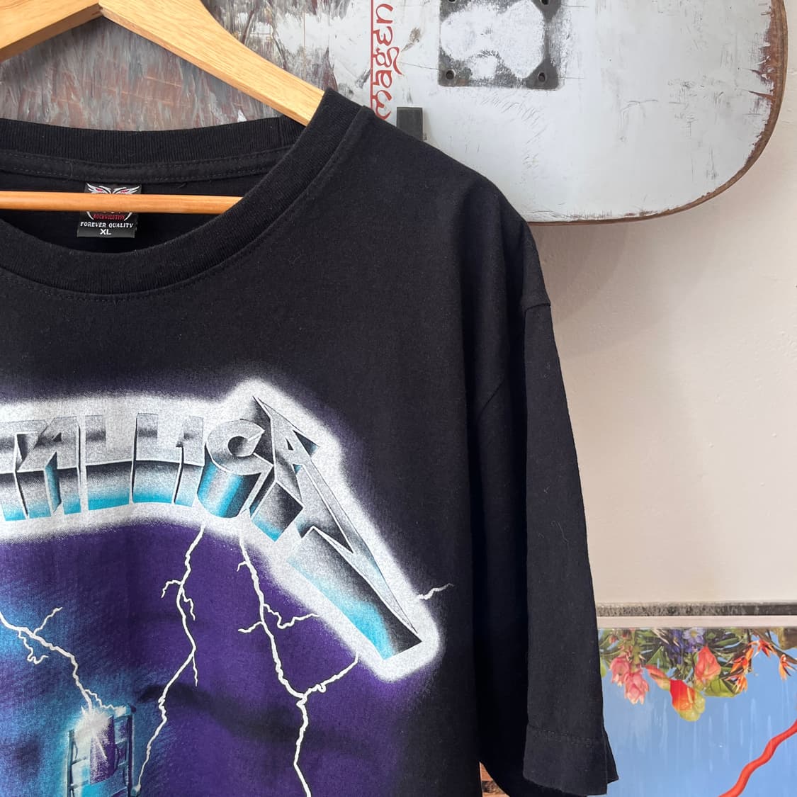 XL 메탈리카 Ride the Lightning 반팔 티셔츠/W2886 상품이미지2