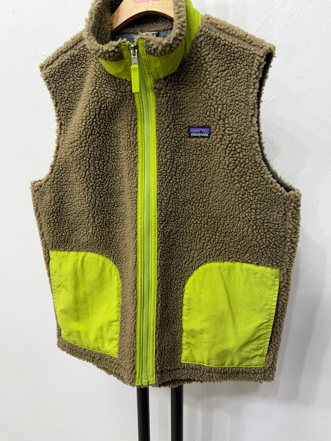 정품) 파타고니아 레트로 파일 키즈 여성조끼 14y XL 상품이미지3