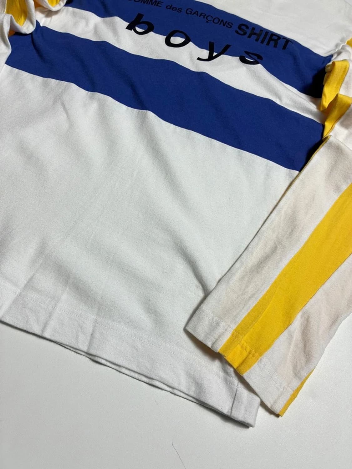 꼼데가르송셔츠 19SS 보이즈 배색 롱 슬리브 R2007 상품이미지3