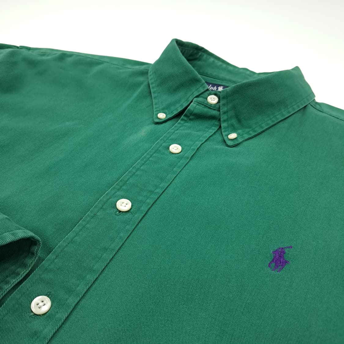 CN905 2XL 폴로 랄프로렌 그린 긴팔 셔츠 남방 상품이미지5