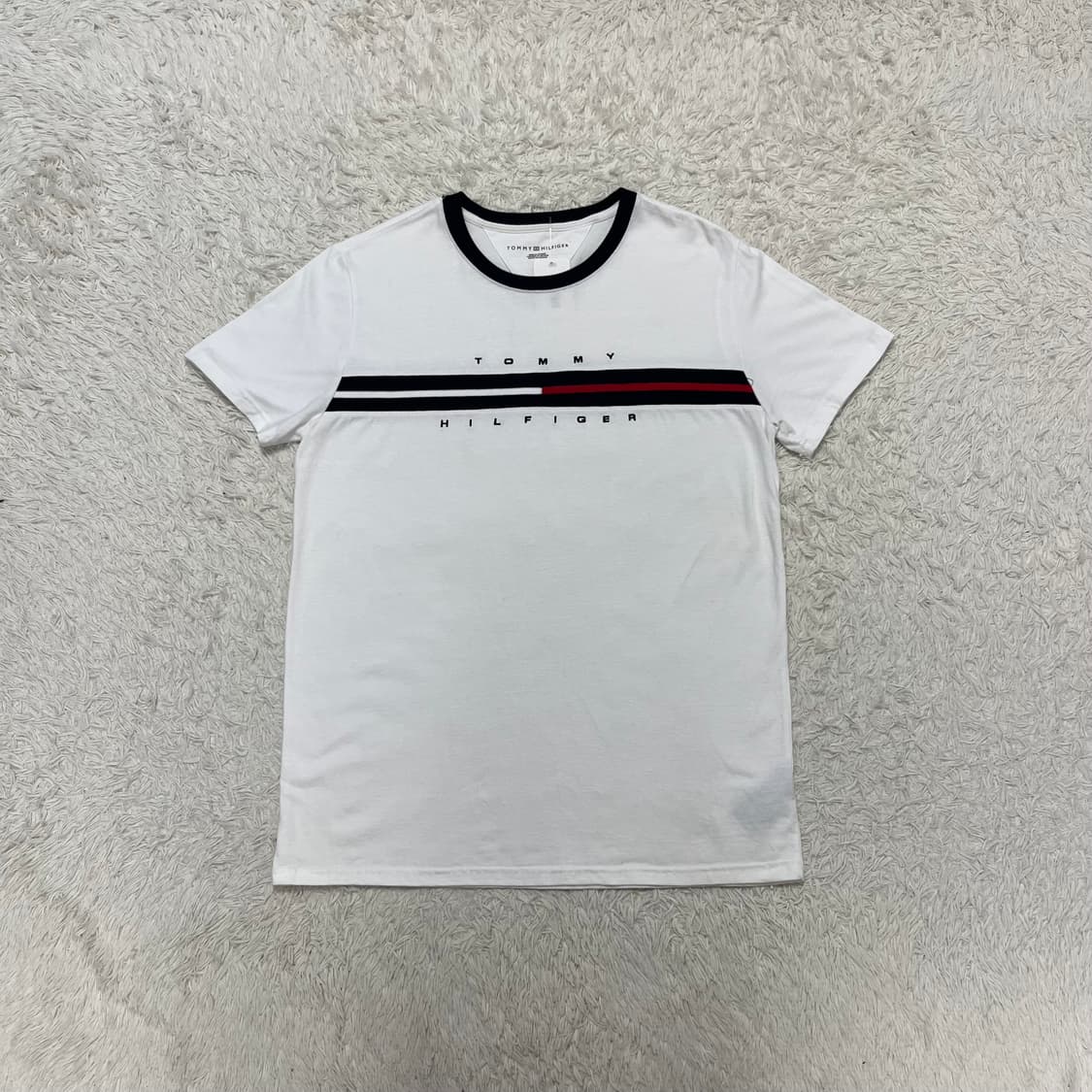 Tommy Hilfiger white big logo t-shirt 상품이미지4