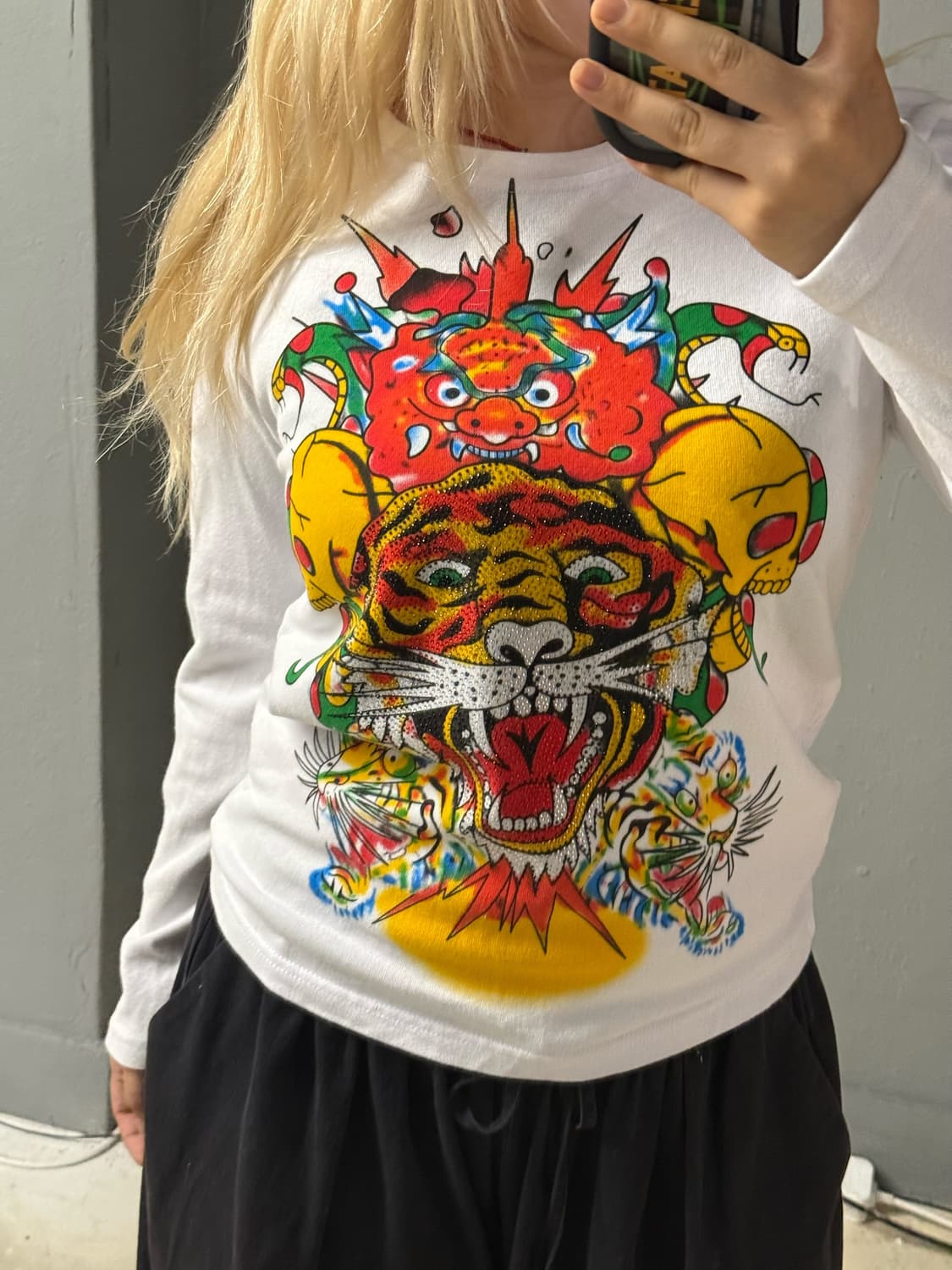 ed hardy printing long sleeve 상품이미지3