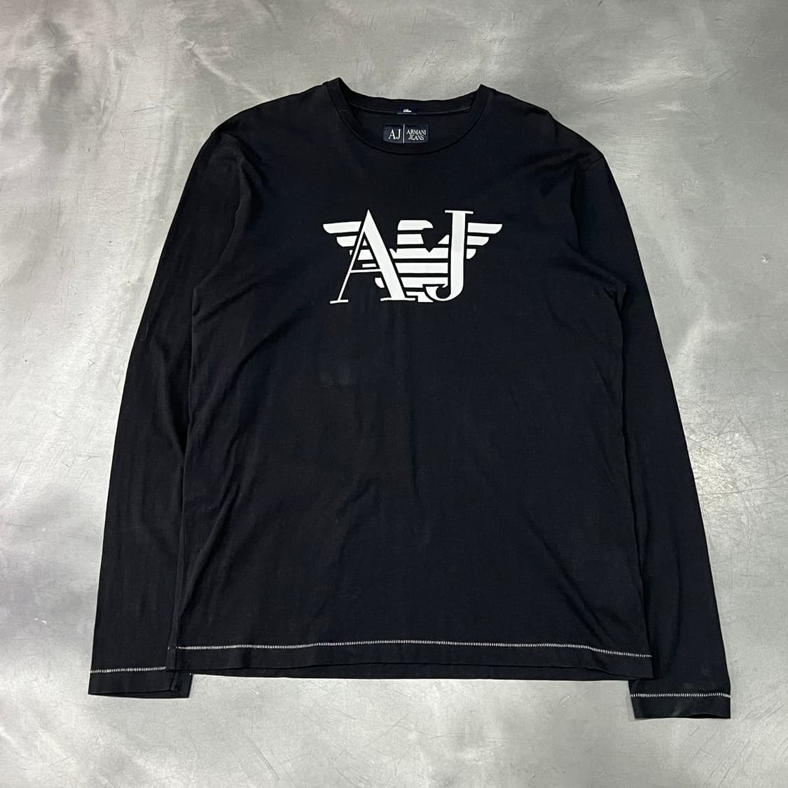  아르마니 진스 로고 롱슬리브 y15539 상품이미지1