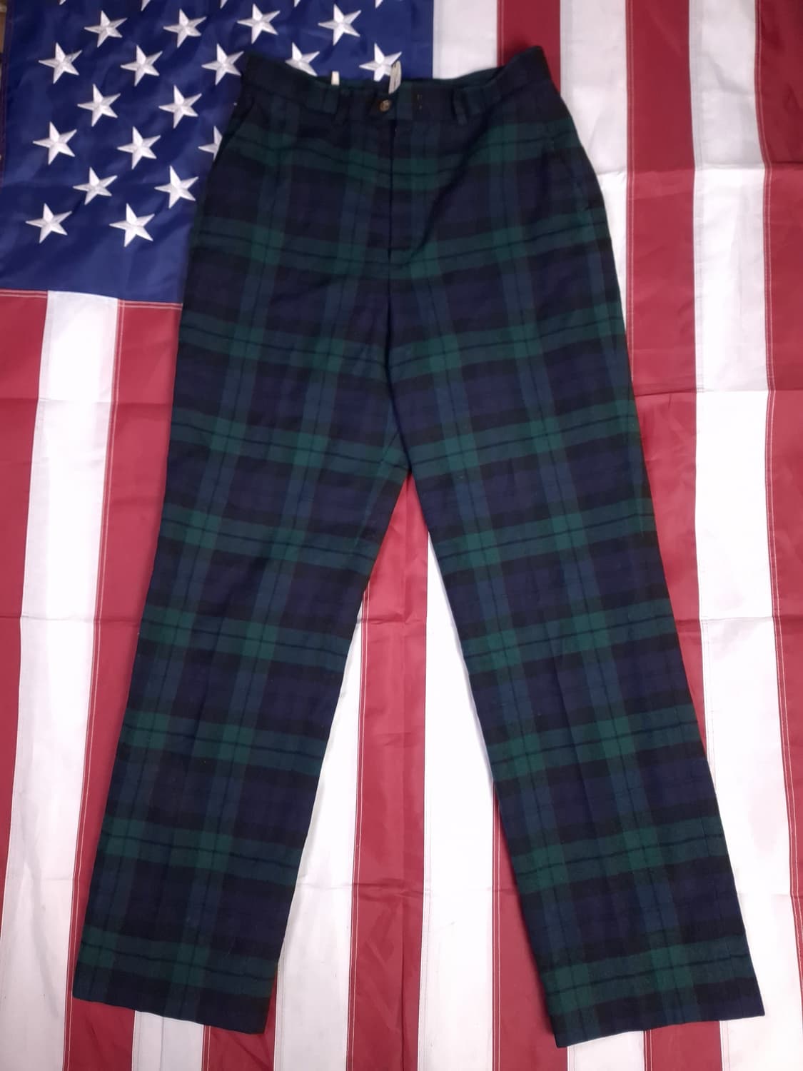 오리지날 90's 일본판 J.PRESS 우먼 블랙와치 울 팬츠 상품이미지1