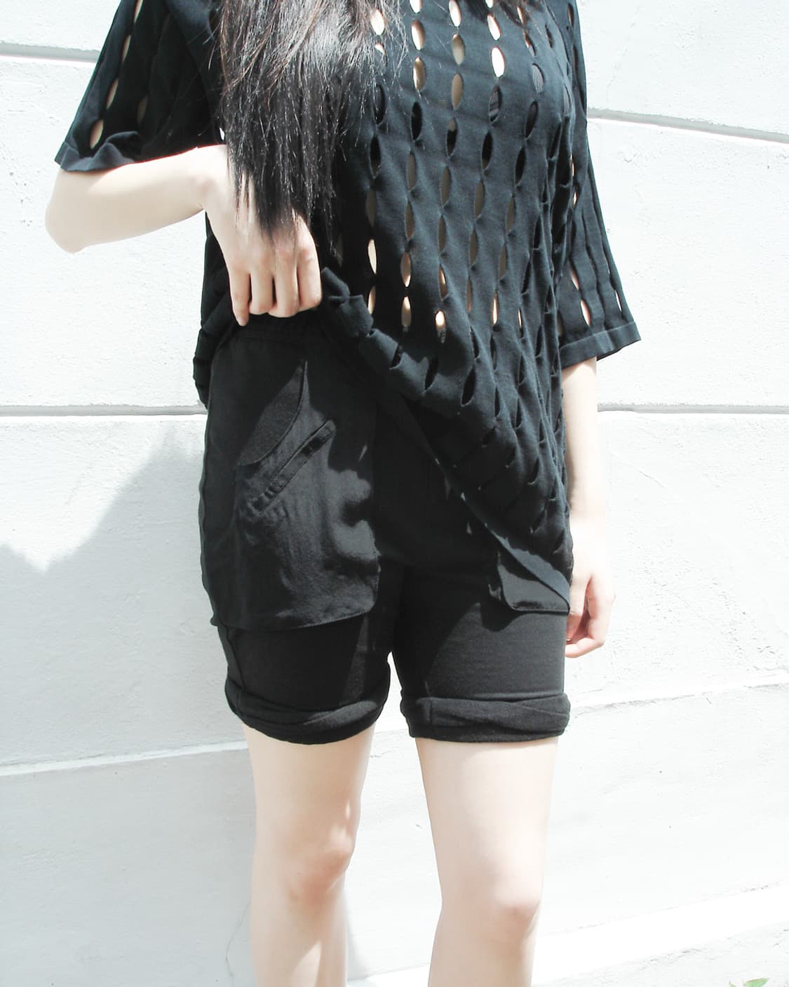 Alexander Wang Pocket Layered Sweat Shor 상품이미지2