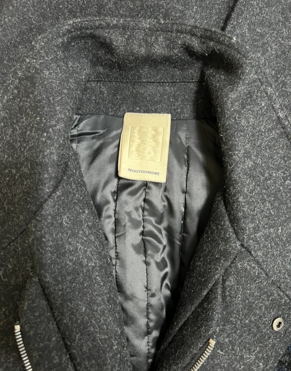 우영미 남성 차콜그레이 울코트

 상품이미지3