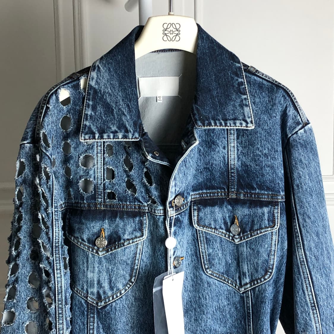 마르지엘라 스티치 워싱 데님자켓 상품이미지2