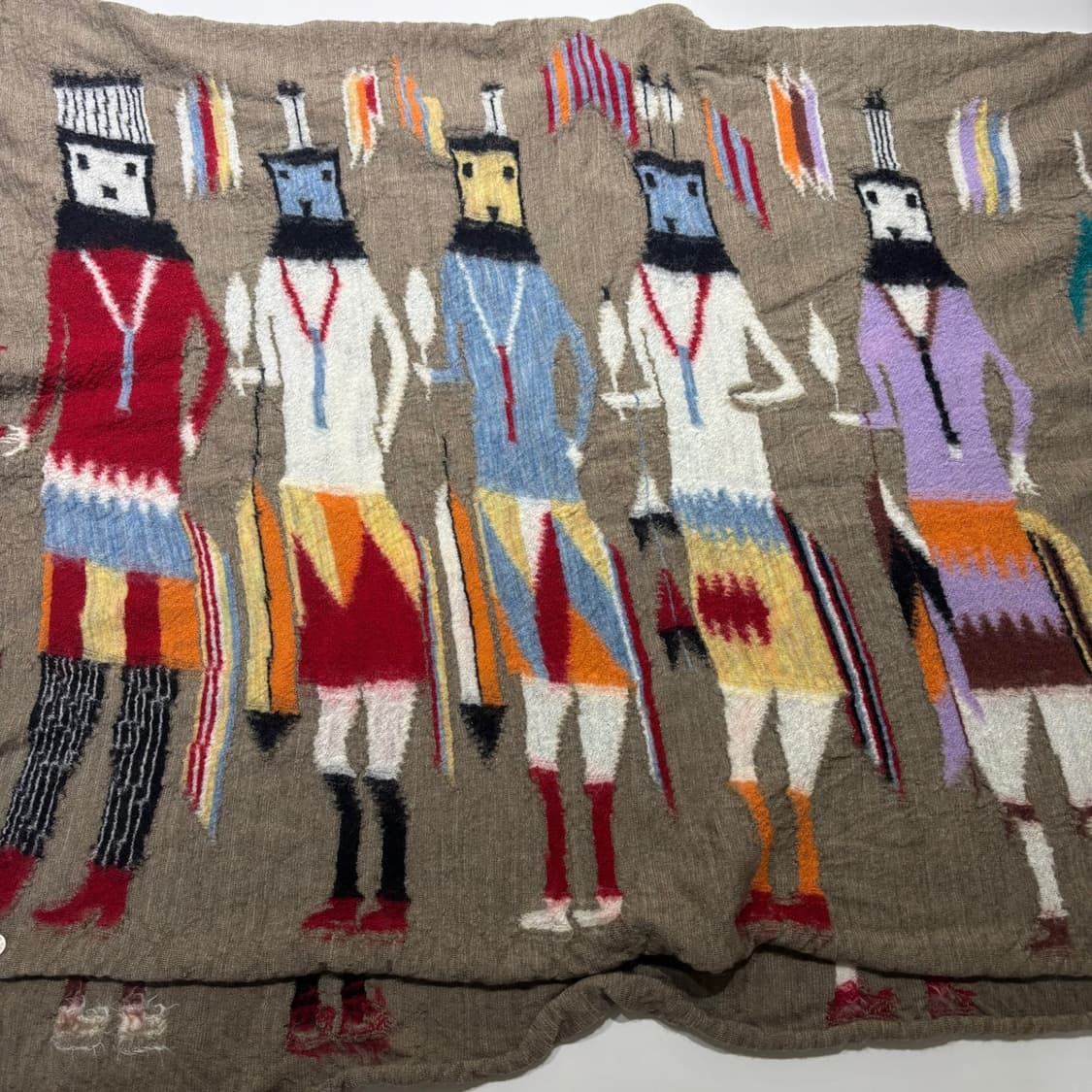 kapital 캐피탈 네이티브 아메리칸 축융 울 머플러 스톨 상품이미지2