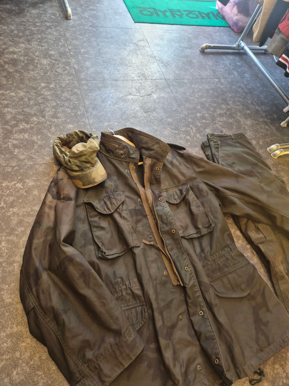 미군 M-65 필드 재킷 +바지 +모자 세트 상품이미지2