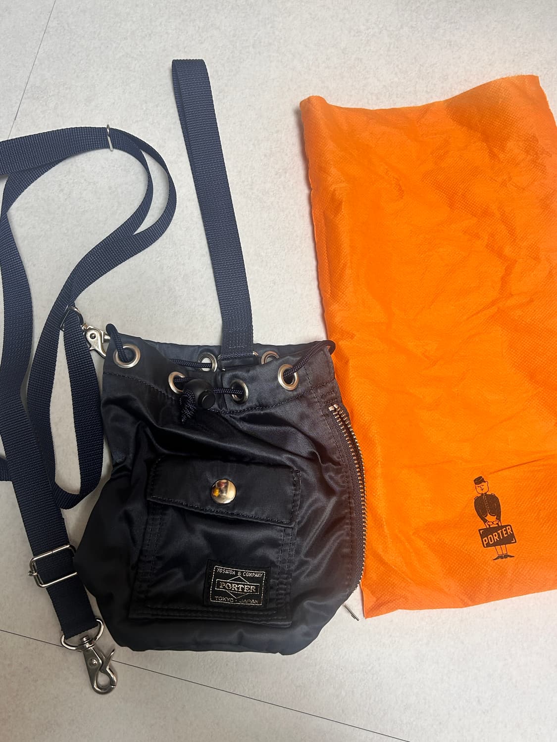 요시다포터 하울본삭미니 네이비 상품이미지1