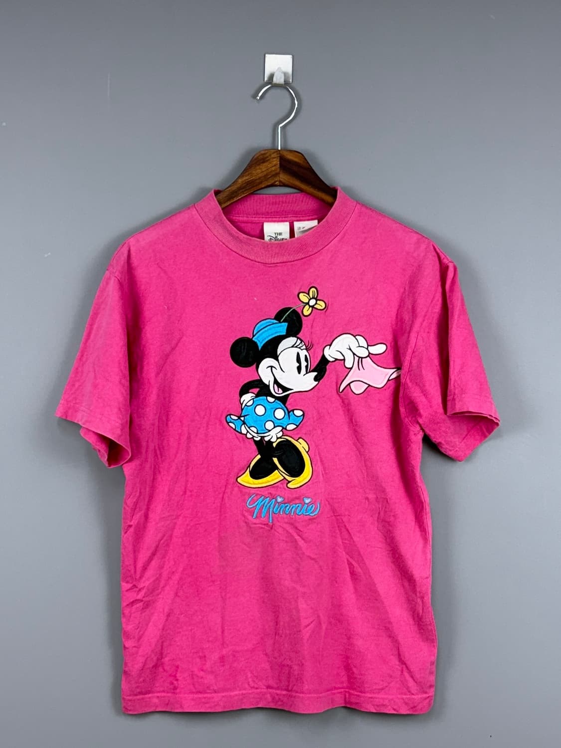 디즈니 미니마우스 자수 반팔 티셔츠 E17 상품이미지2