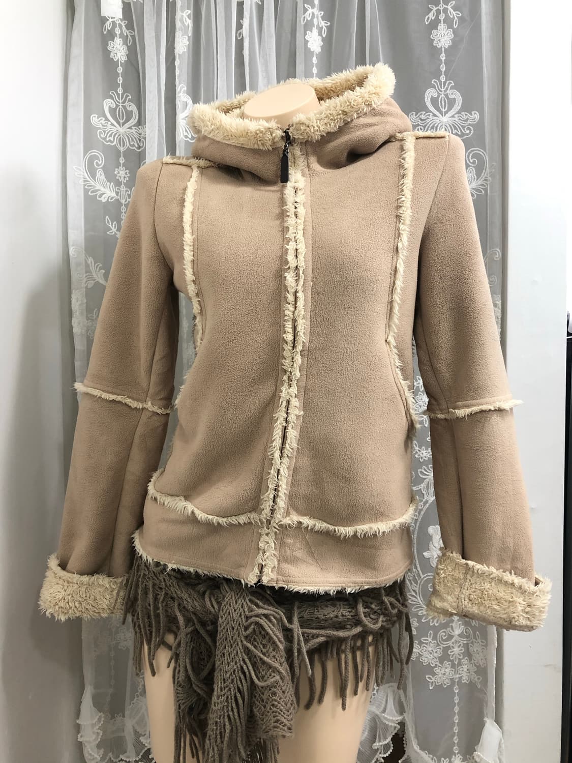 beige soft mustang jacket 상품이미지1