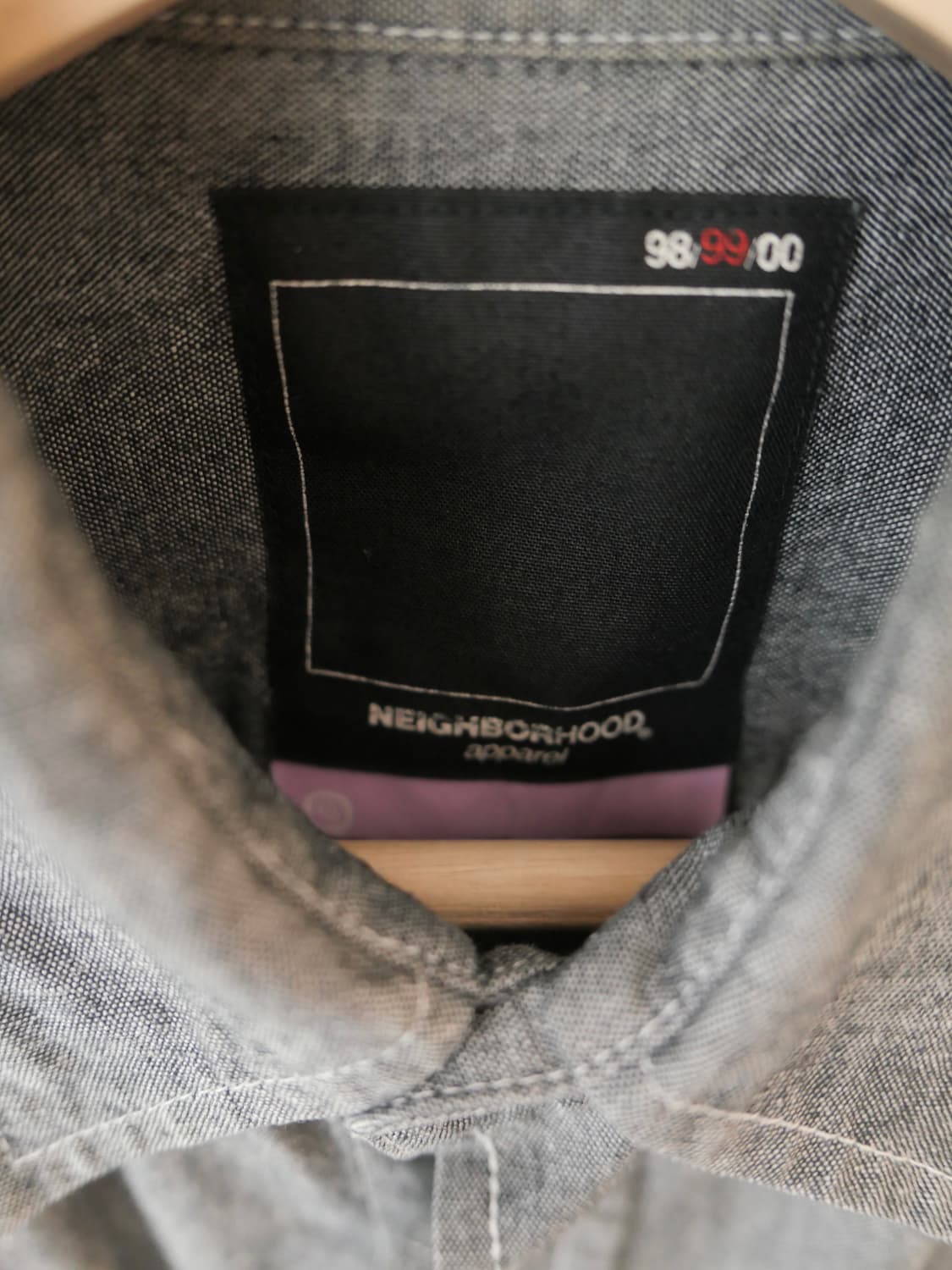 네이버후드 데님 반팔 셔츠 상품이미지3