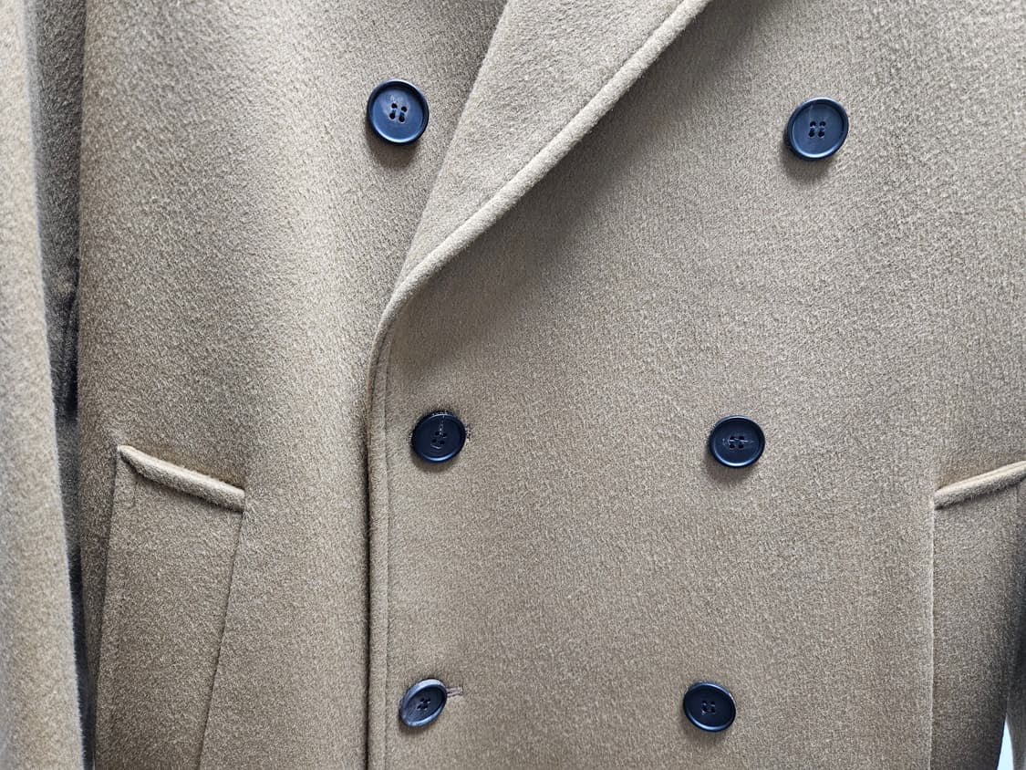 인사일런스 캐시미어 롱 더블 코트 카멜 S사이즈 상품이미지3