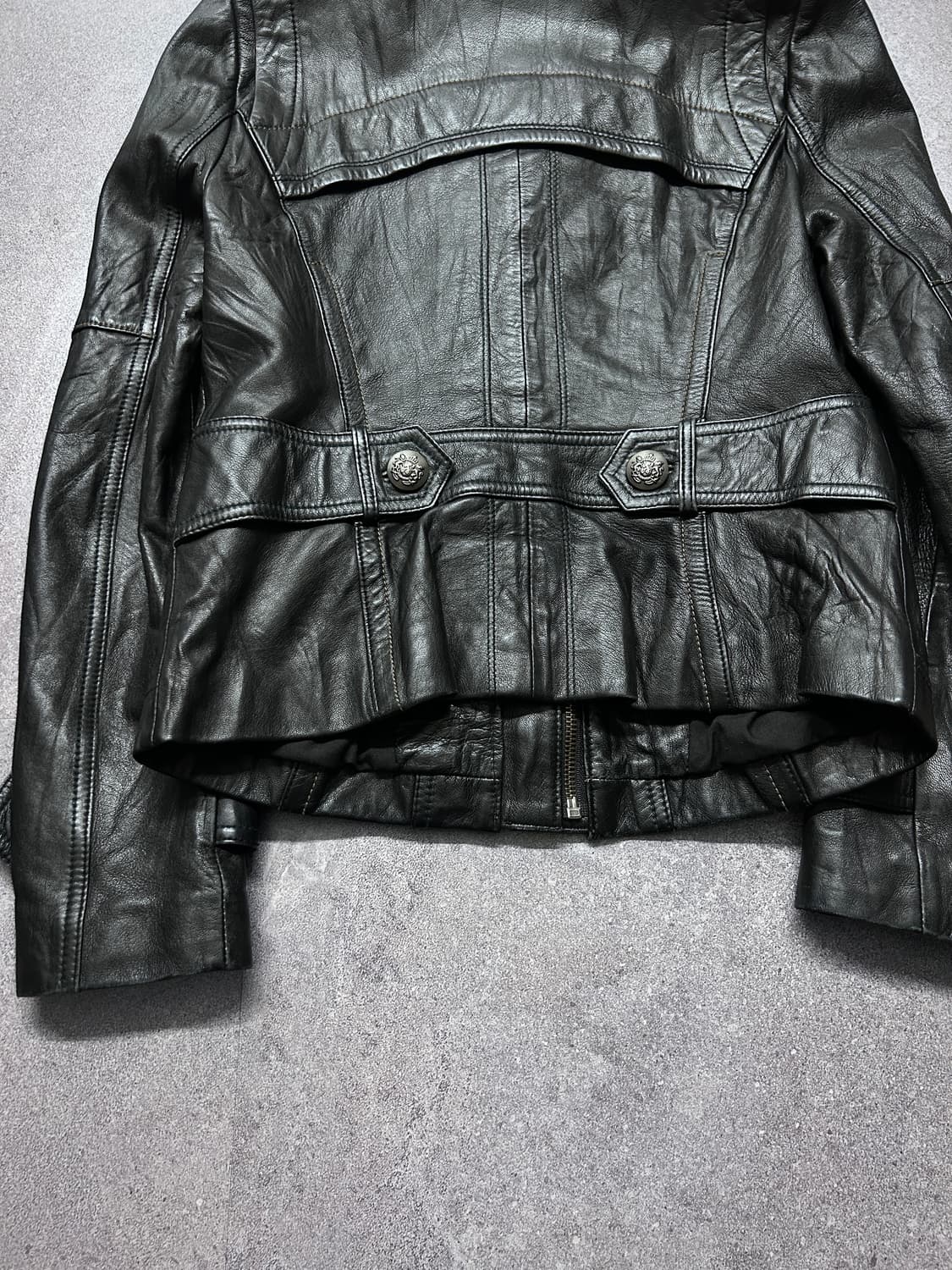 하이넥 나폴레옹 램스킨 자켓 상품이미지5