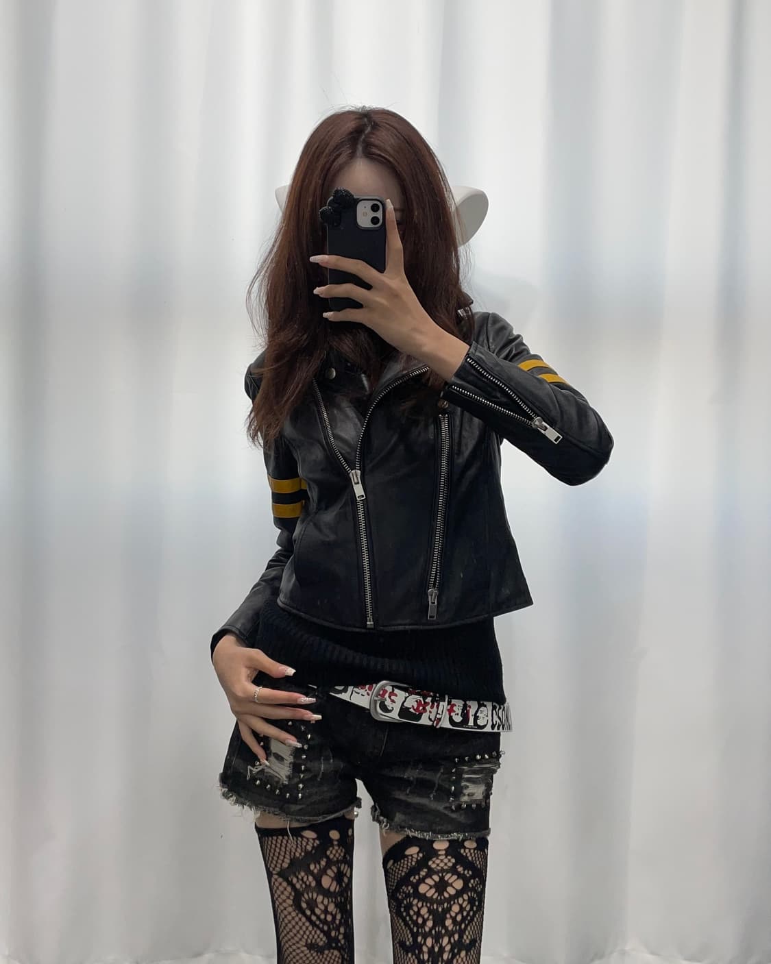 🎸블랙 레더 자켓🎸 상품이미지2