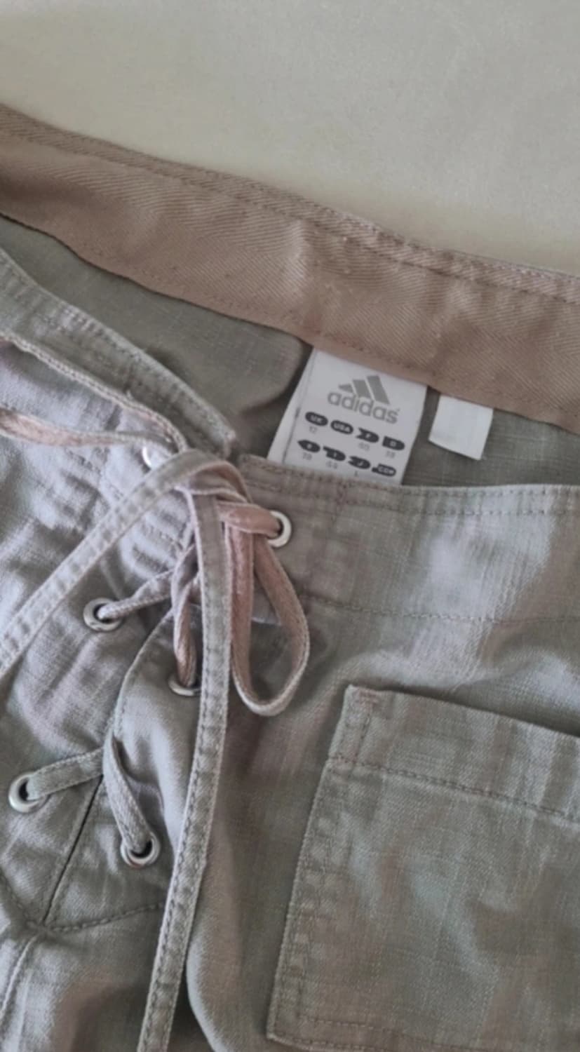 아디다스 리본끈 면바지, 브라운 L 상품이미지1