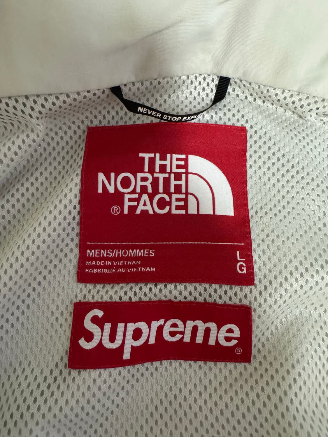 [L] 슈프림 노스페이스 컨버터블 트래킹자켓 아이보리 상품이미지5