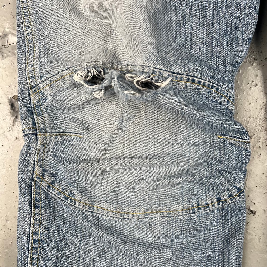 지스타 로우 엘우드 라이트 워시 데님 상품이미지8