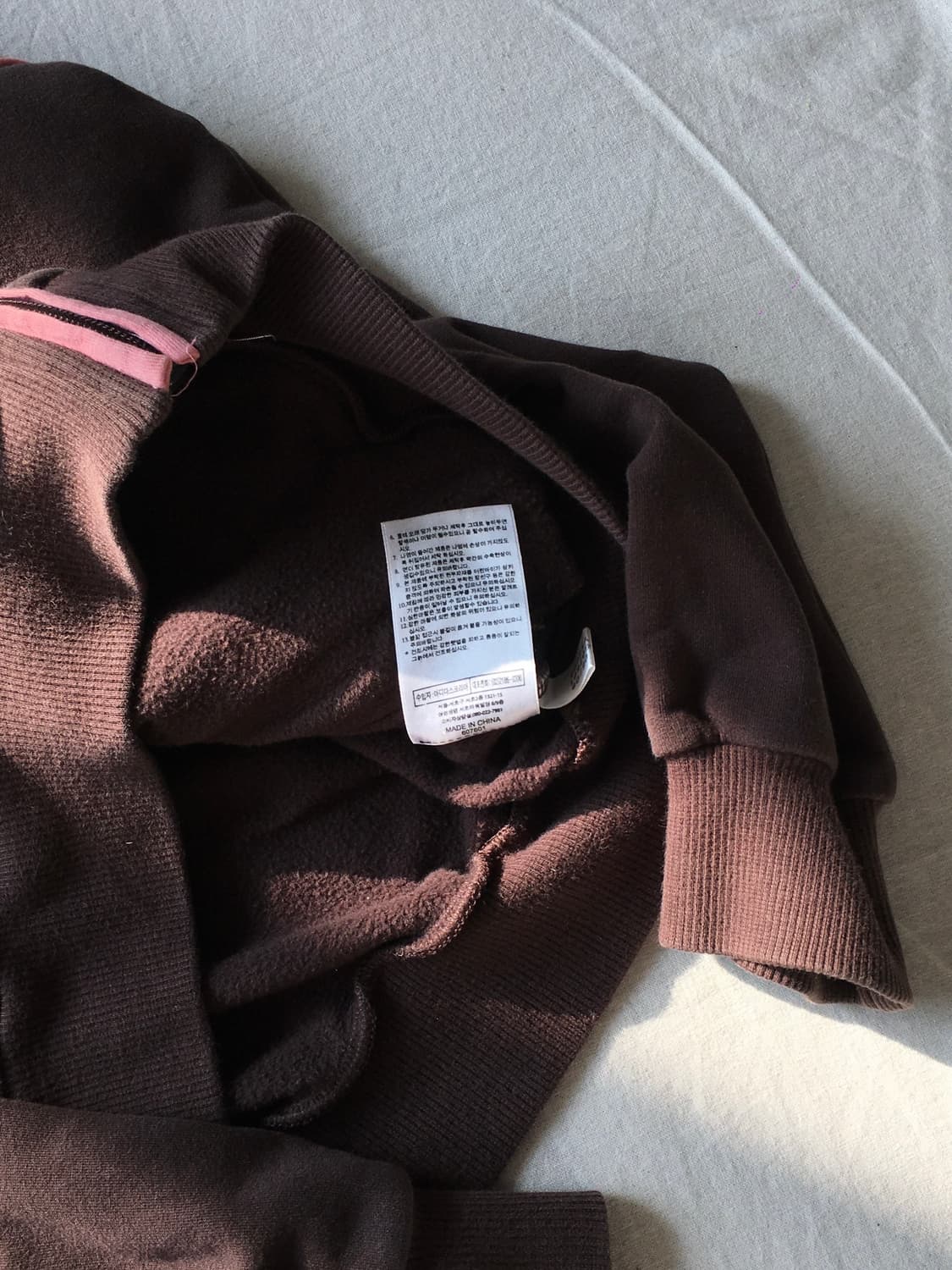 아디다스 가슴로고 후드집업 상품이미지6