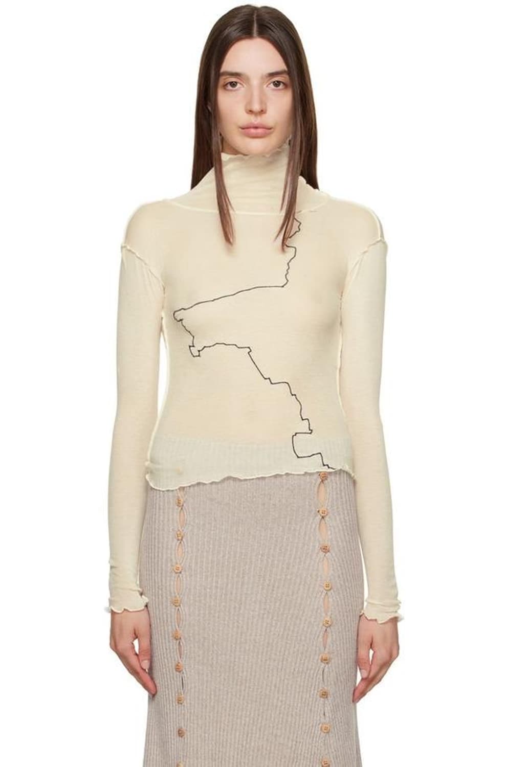 베이스레인지 gerrymandered turtleneck  상품이미지2