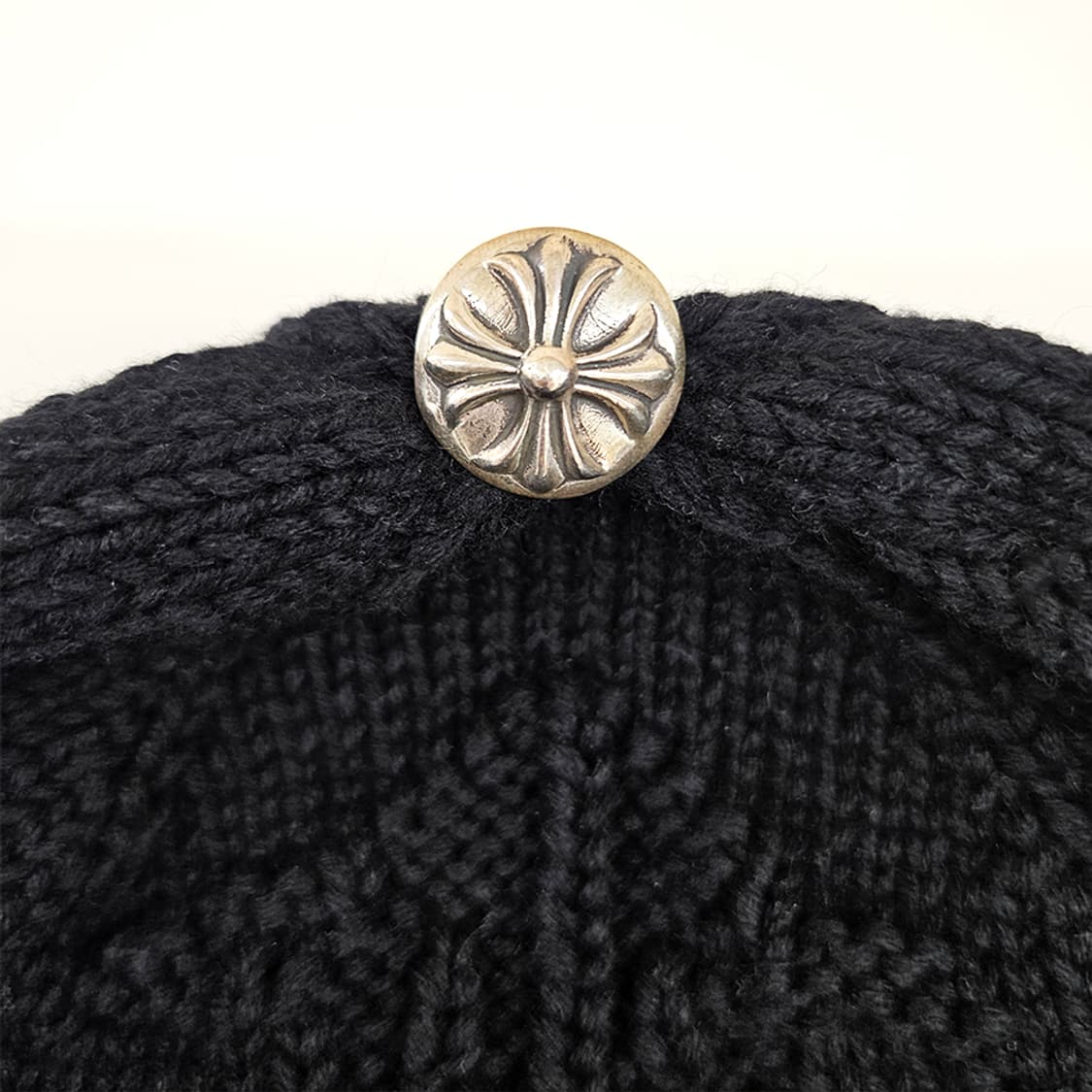 [OS] 미사용 크롬하츠 마스크 비니 블랙 B1213C151 상품이미지3