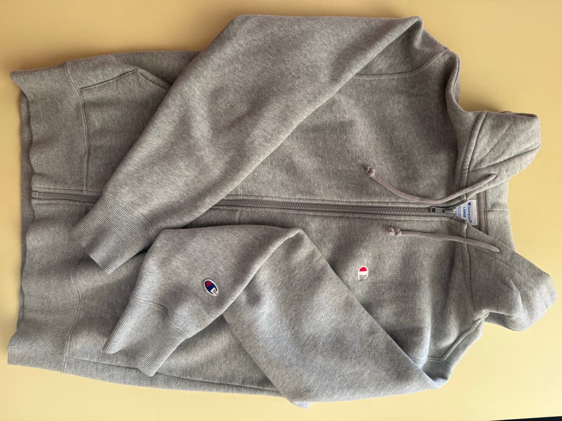 매장판 챔피온 후드집업 그레이 L(100) 상품이미지1