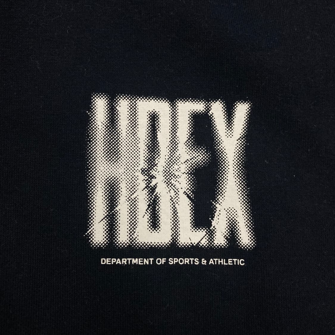 HDEX 네이비 컬러 빅로고 후드티 상품이미지3