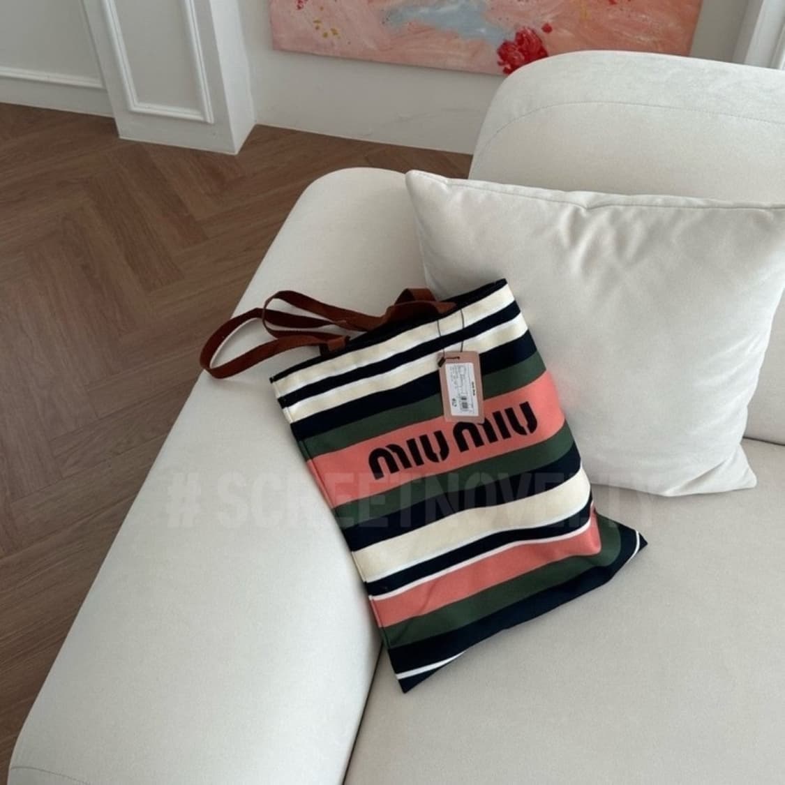 미우미우 뷰티 에코백 기프트백 핑크  상품이미지9