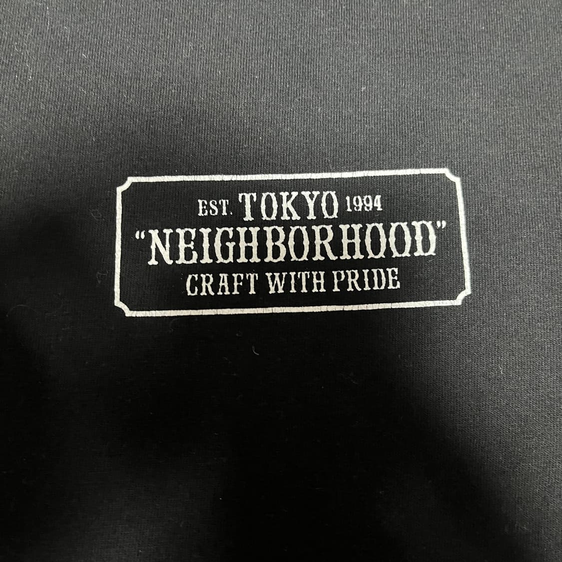 네이버후드 바쉴드 로고 롱슬리브 긴팔티 쭉티 L 상품이미지3