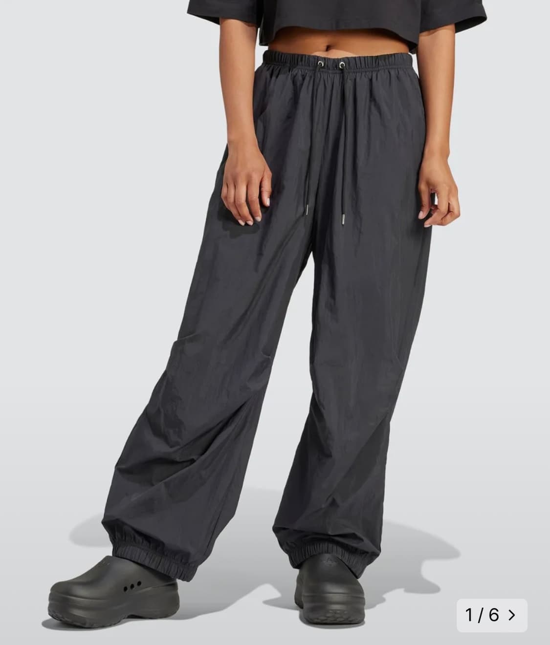 아디다스 나일론 팬츠 블랙 상품이미지1