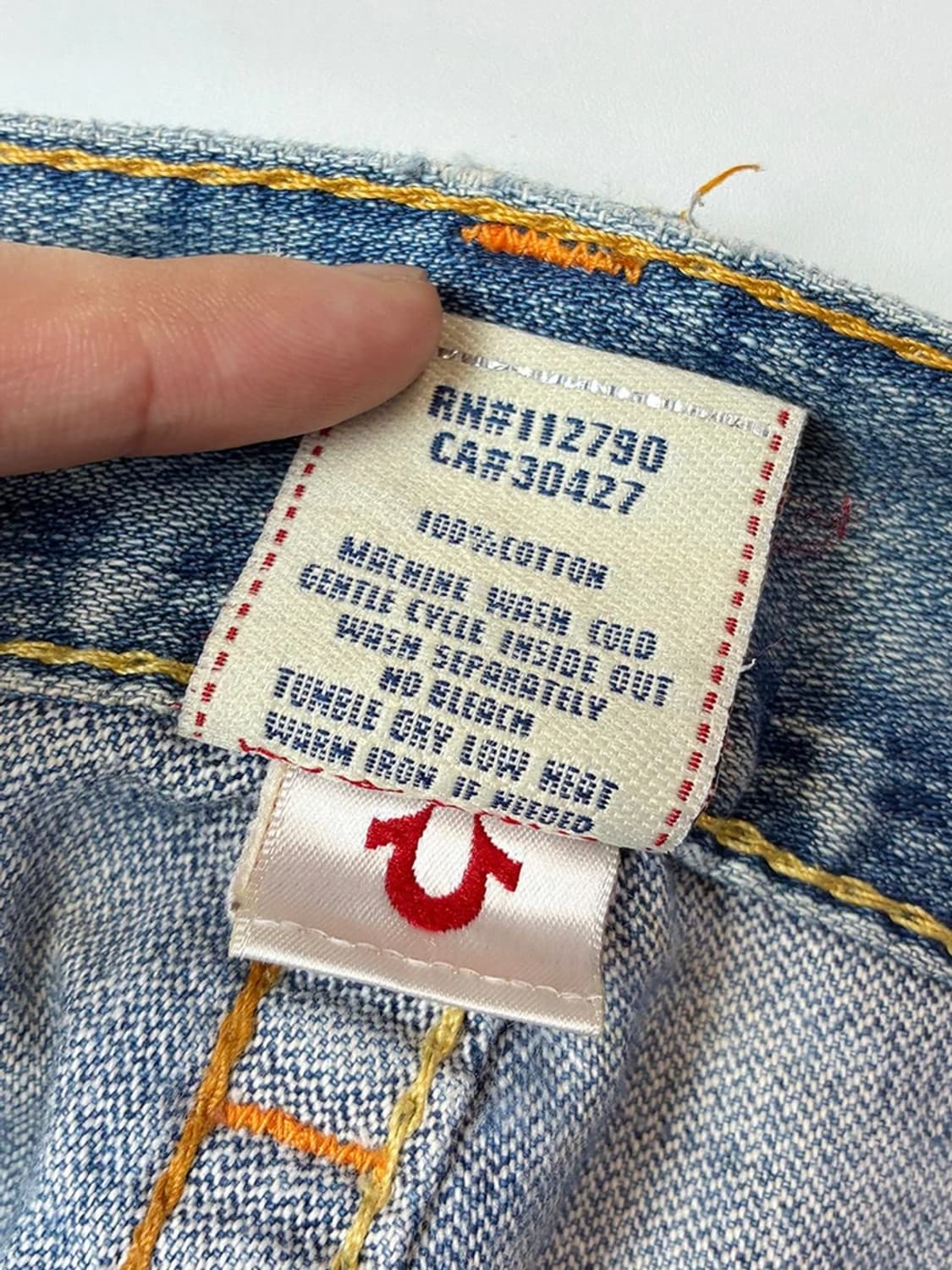 트루릴리젼 00s y2k USA 부츠컷 데님 팬츠 PN5407 상품이미지7