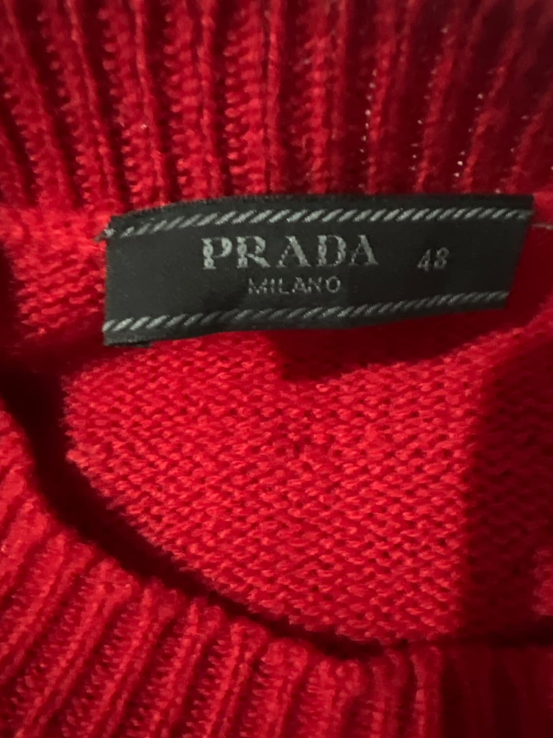  2022SS 프라다 체커보트 캐시미어니트 상품이미지2