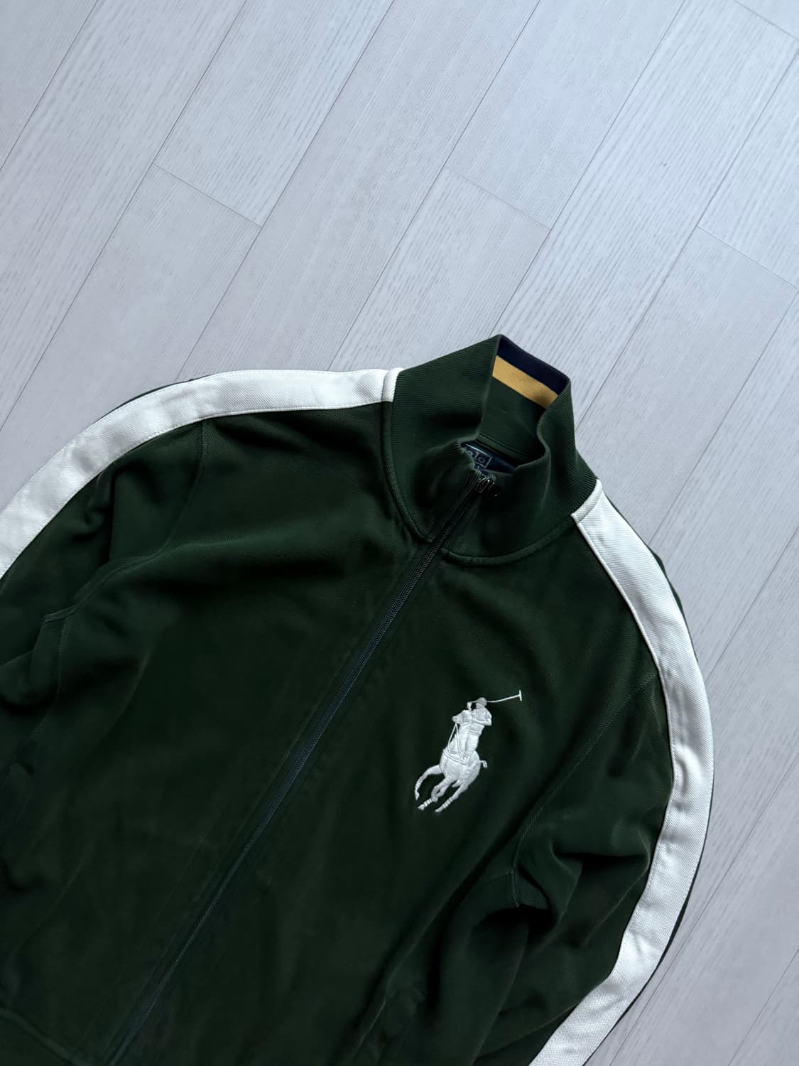 폴로 랄프로렌 빅 포니 사이드라인 그린 집업 상품이미지6
