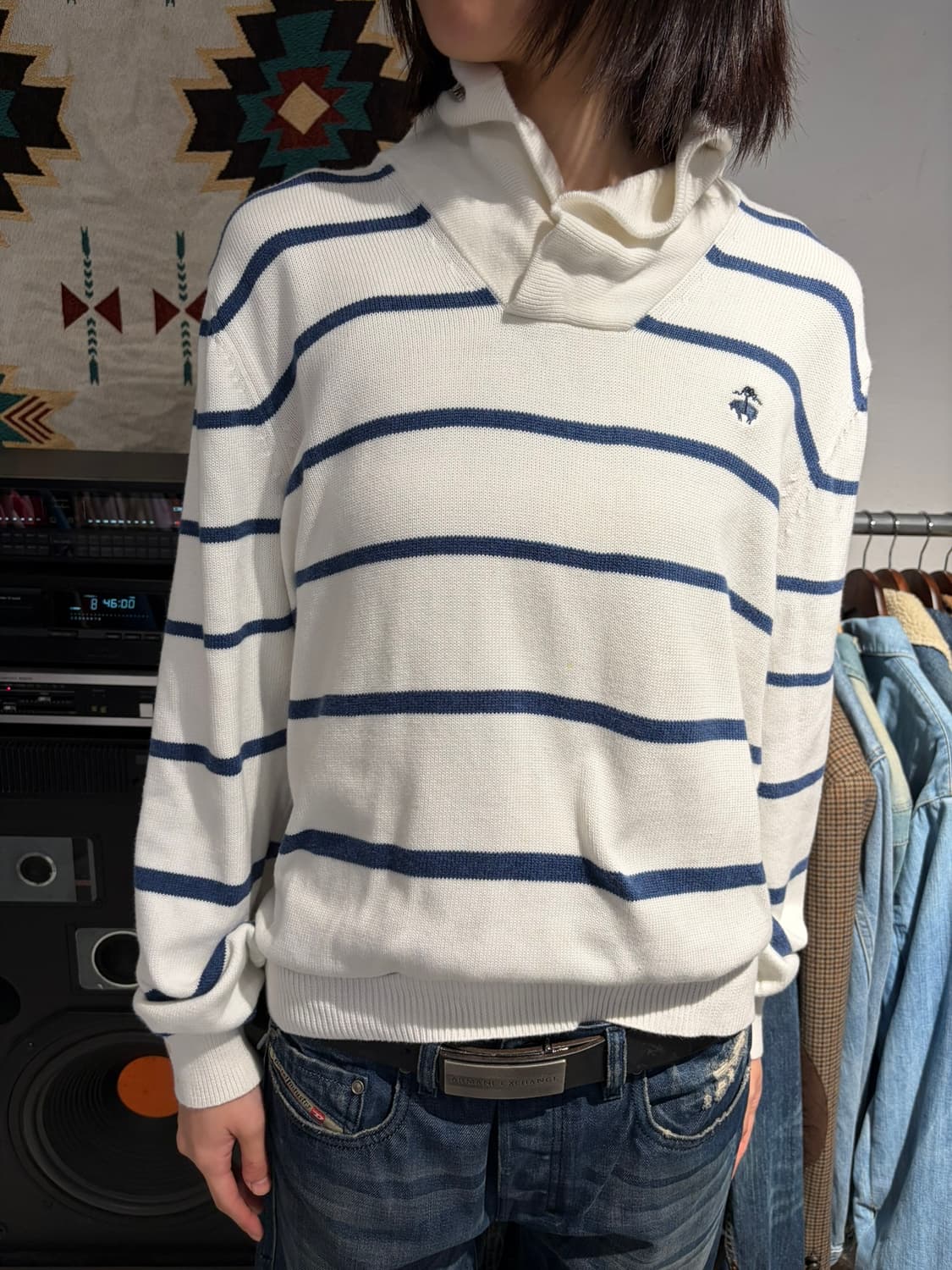 Brooks Brothers 마린 스트라이프 니트 상품이미지2