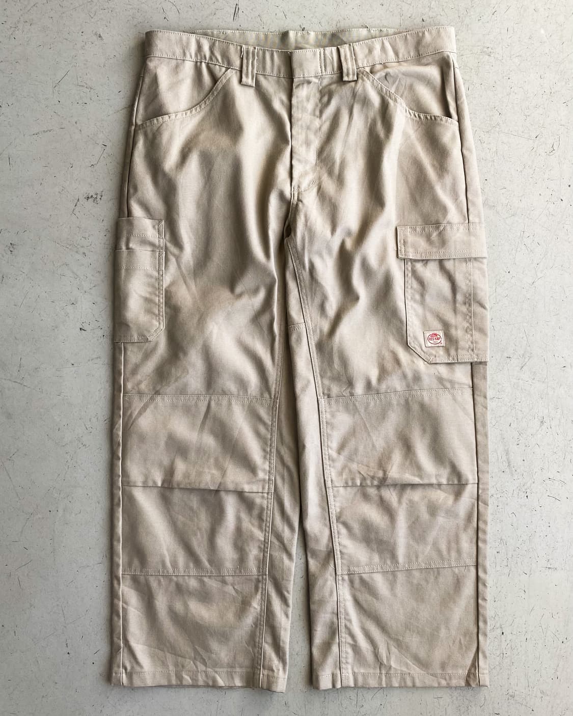 레드캡 더블 니 포켓 카고 워크 팬츠 상품이미지3