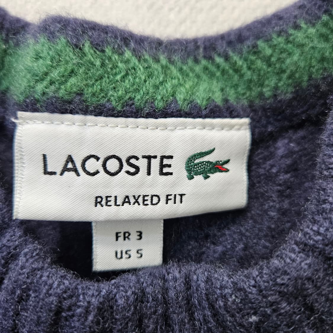 S 라코스테 여성 크루넥 풀오버 니트 0317Y 상품이미지3
