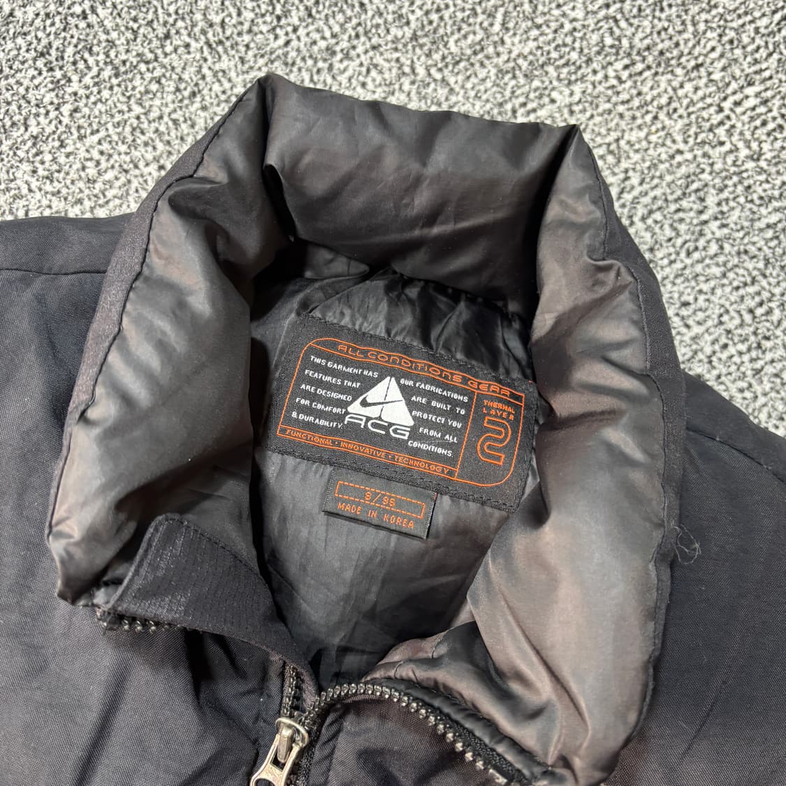 나이키 00s ACG 립스탑 블랙 다운 베스트 (95) 상품이미지4