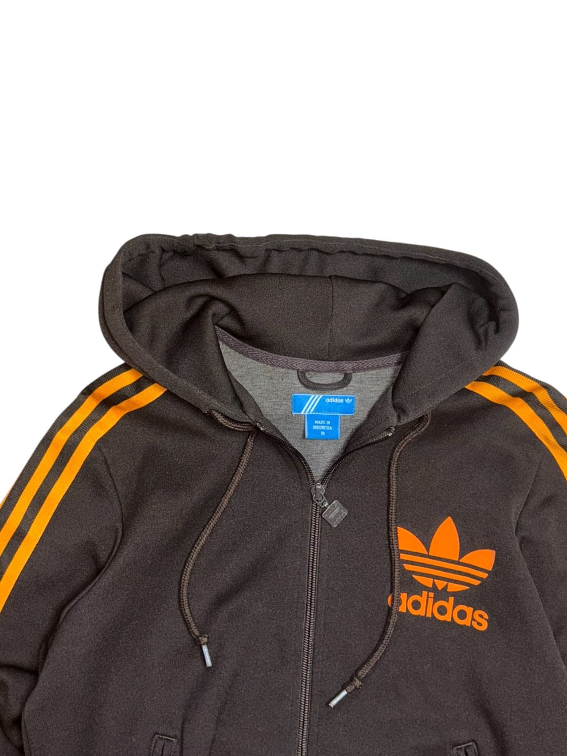 아디다스 딥브라운 (초코감귤) 후드 플락 후드져지  상품이미지6