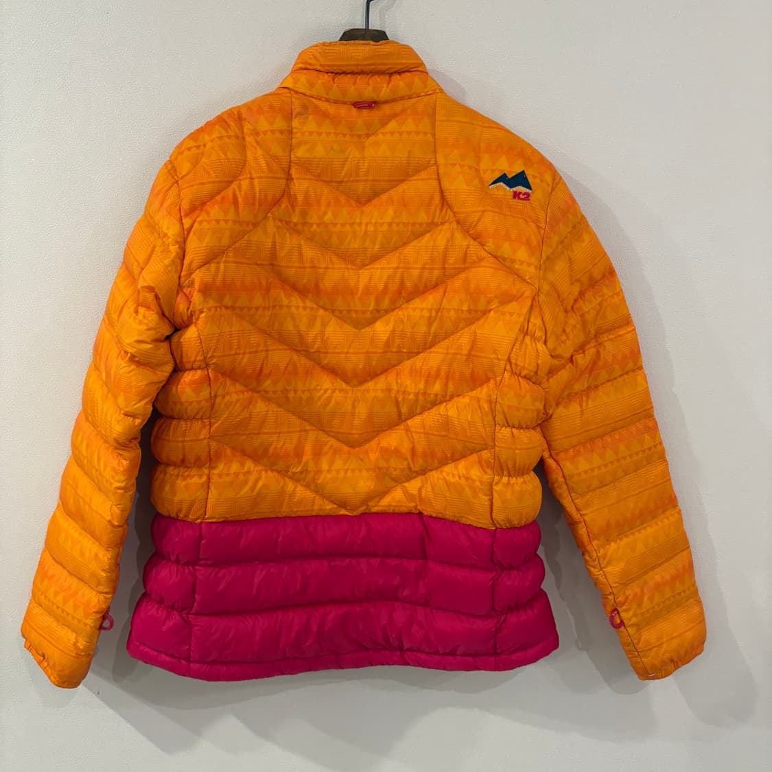 K2 여성 오렌지 핑크 경량 패딩 상품이미지6