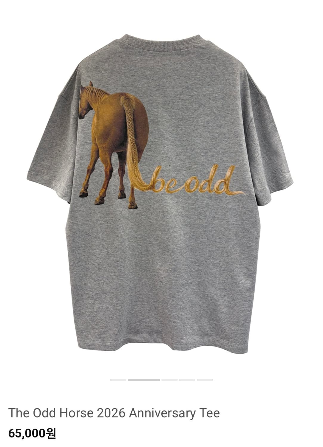 The Odd Horse 2026 Anniversary Tee 오들리워크 상품이미지2