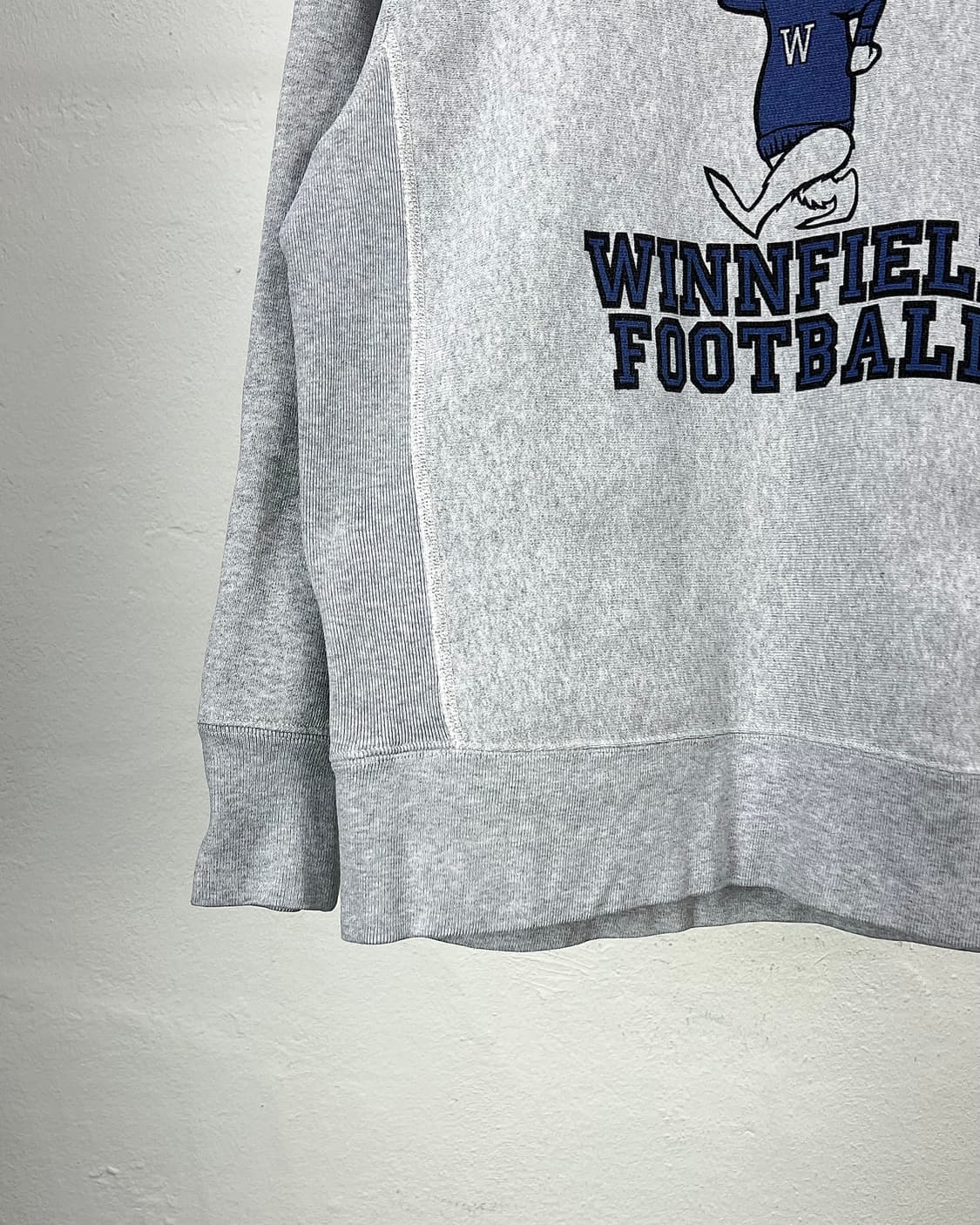 챔피온 라이트 그레이 리버스 위브 스웨트 셔츠 상품이미지4