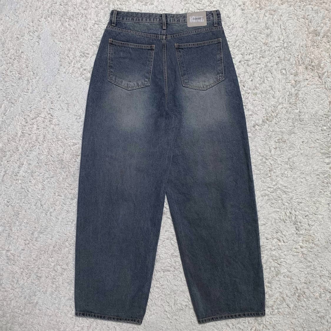 [32] 1ONE CHASER 와이드 벌룬핏 데님팬츠 상품이미지2