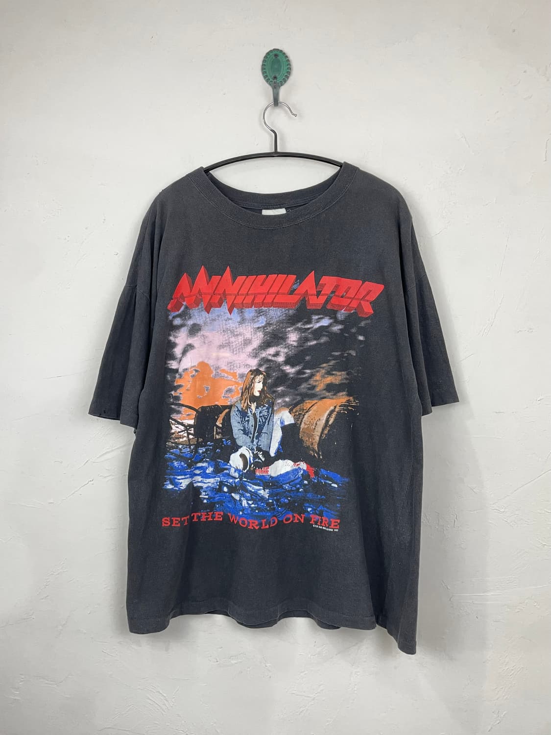 1993 ANNIHILATOR 투어 티셔츠 상품이미지1