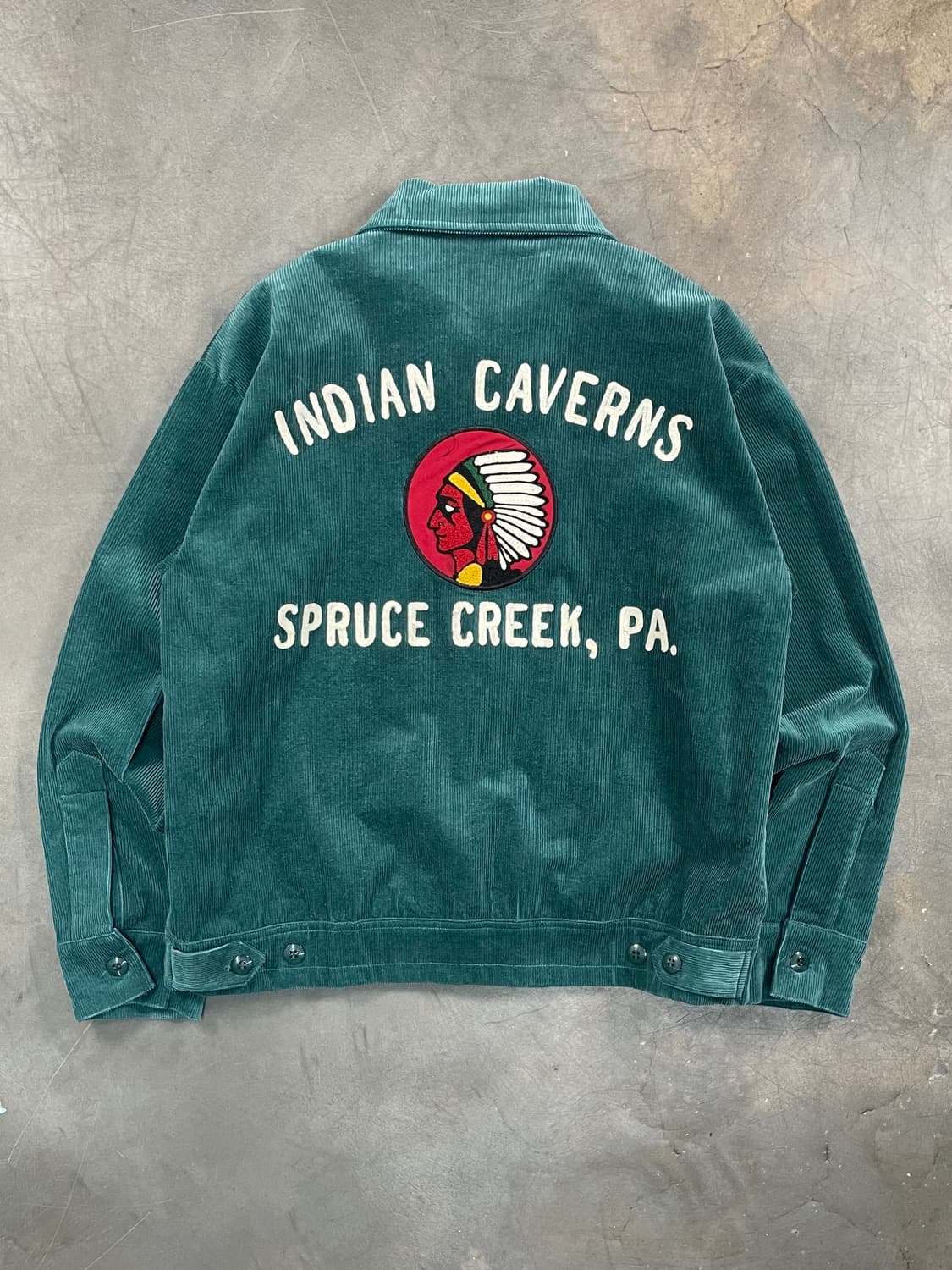 Backers 체인스티치 코듀로이 블루종 자켓 상품이미지1